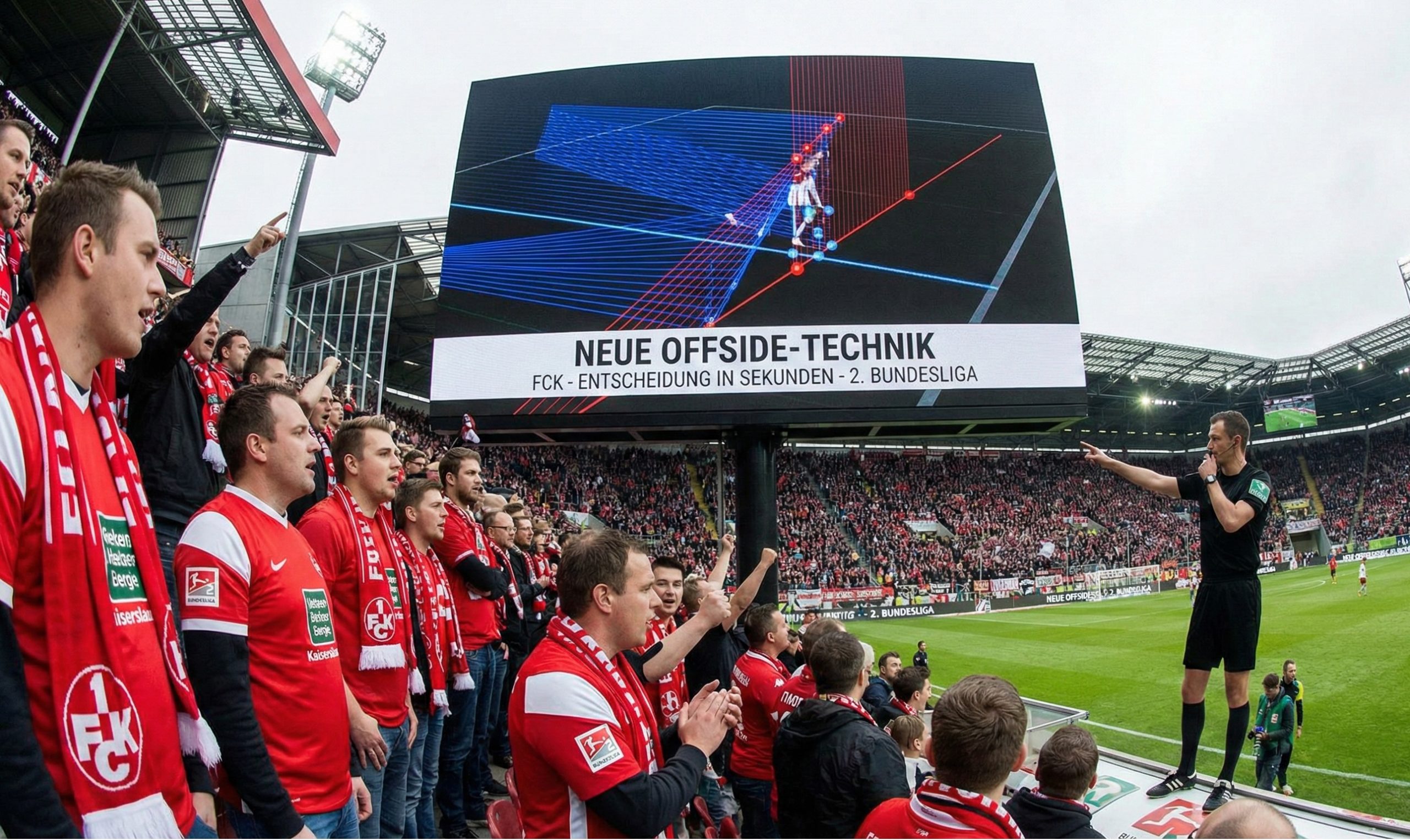 Halbautomatische Abseitstechnologie beim FCK: Was sich 2025/2026 ändert